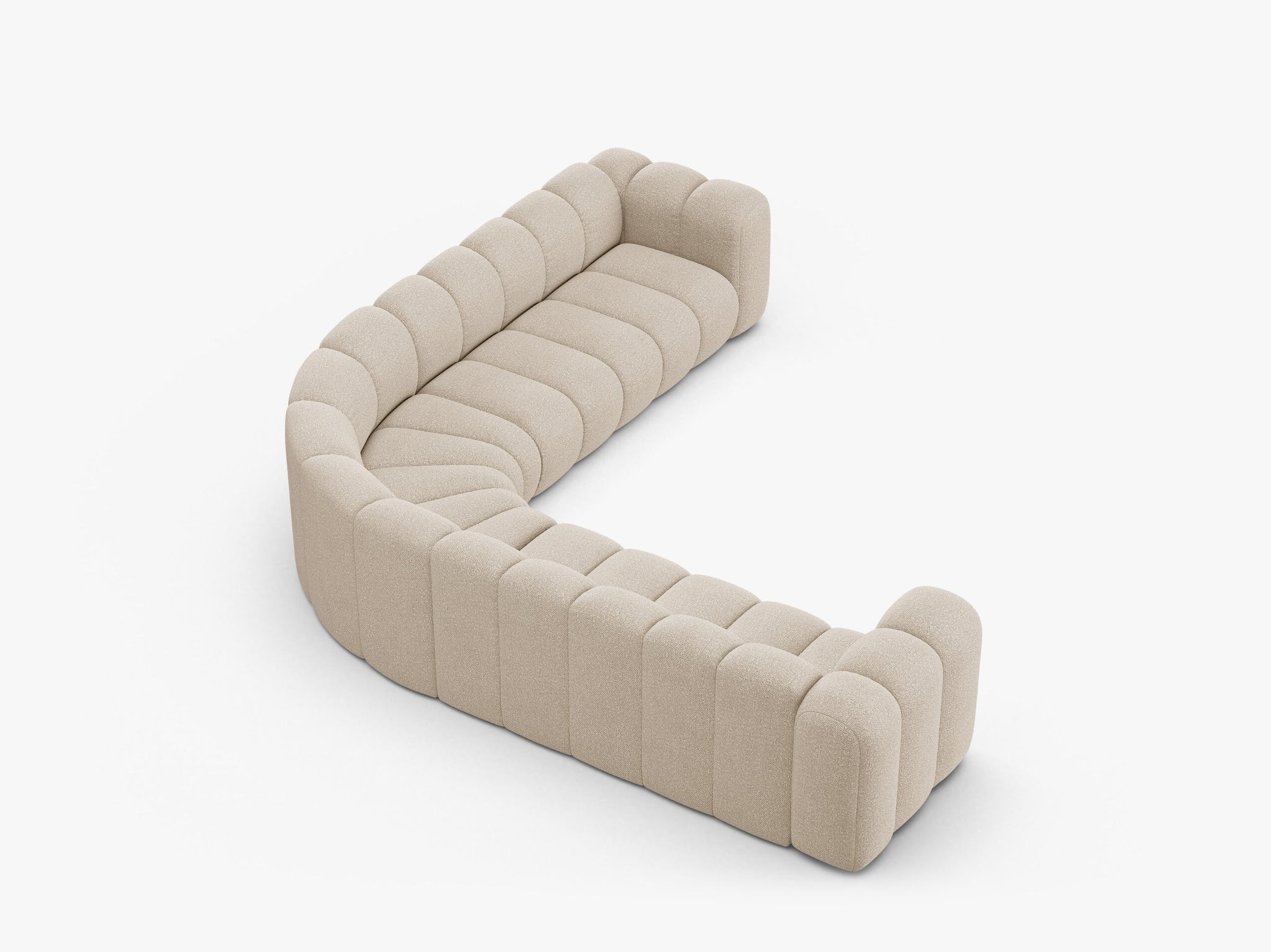 Lupine simetrična kutna sofa 5 mjesta