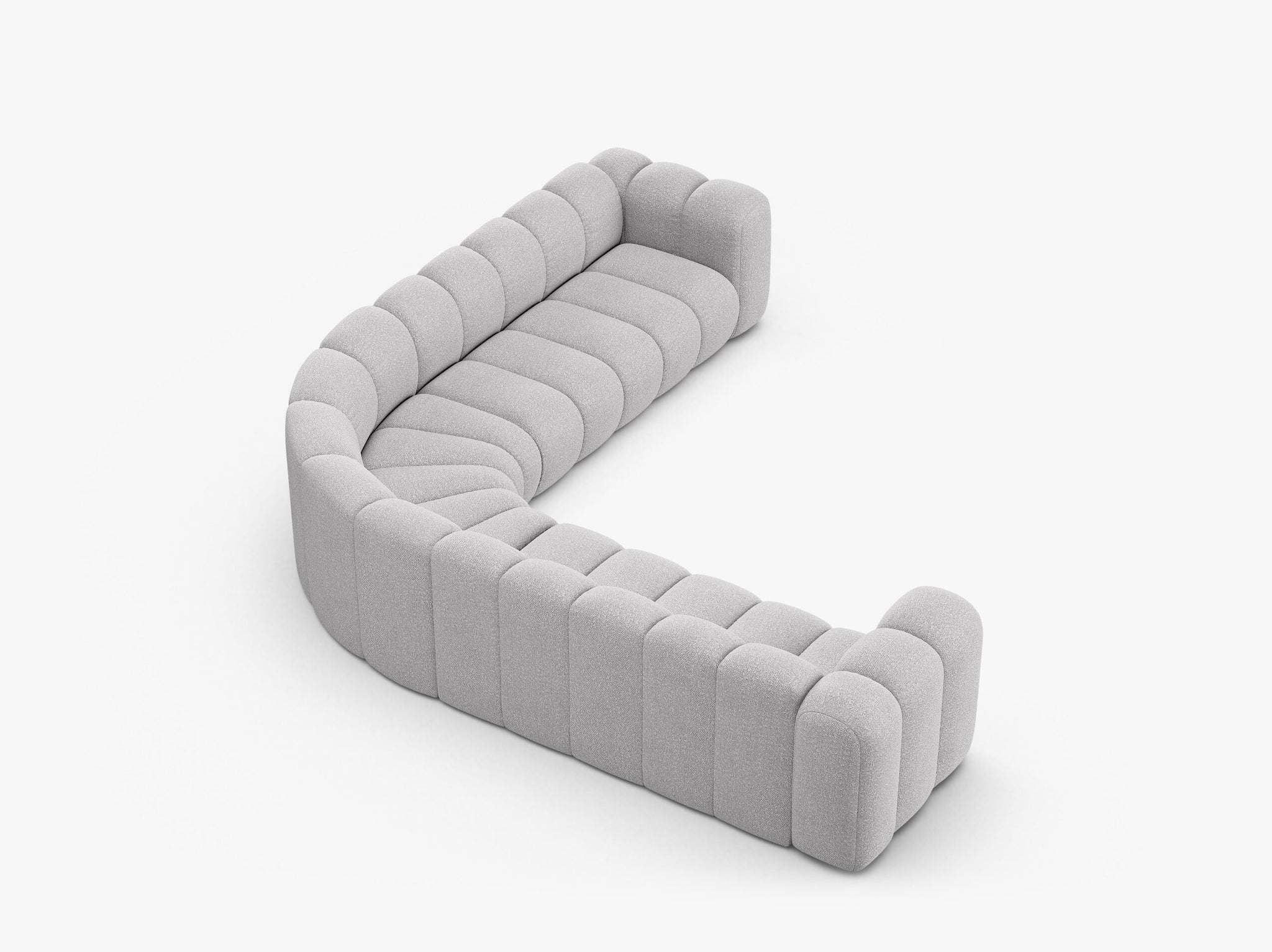 Lupine simetrična kutna sofa 5 mjesta