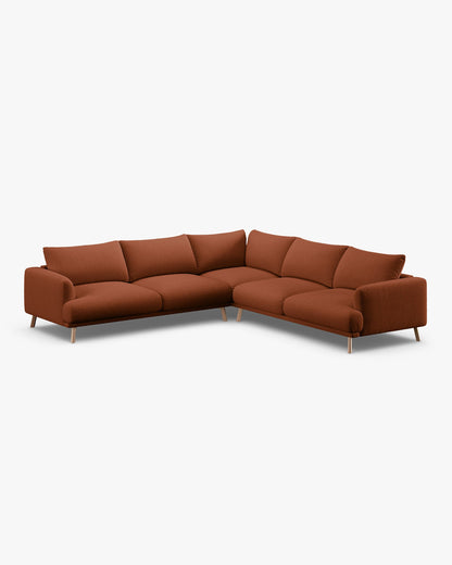 Naomi simetrična kutna sofa 5 mjesta