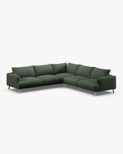 Naomi simetrična kutna sofa 5 mjesta