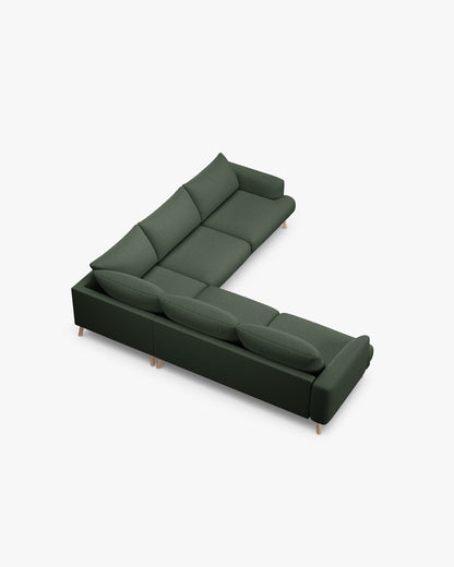 Naomi simetrična kutna sofa 5 mjesta