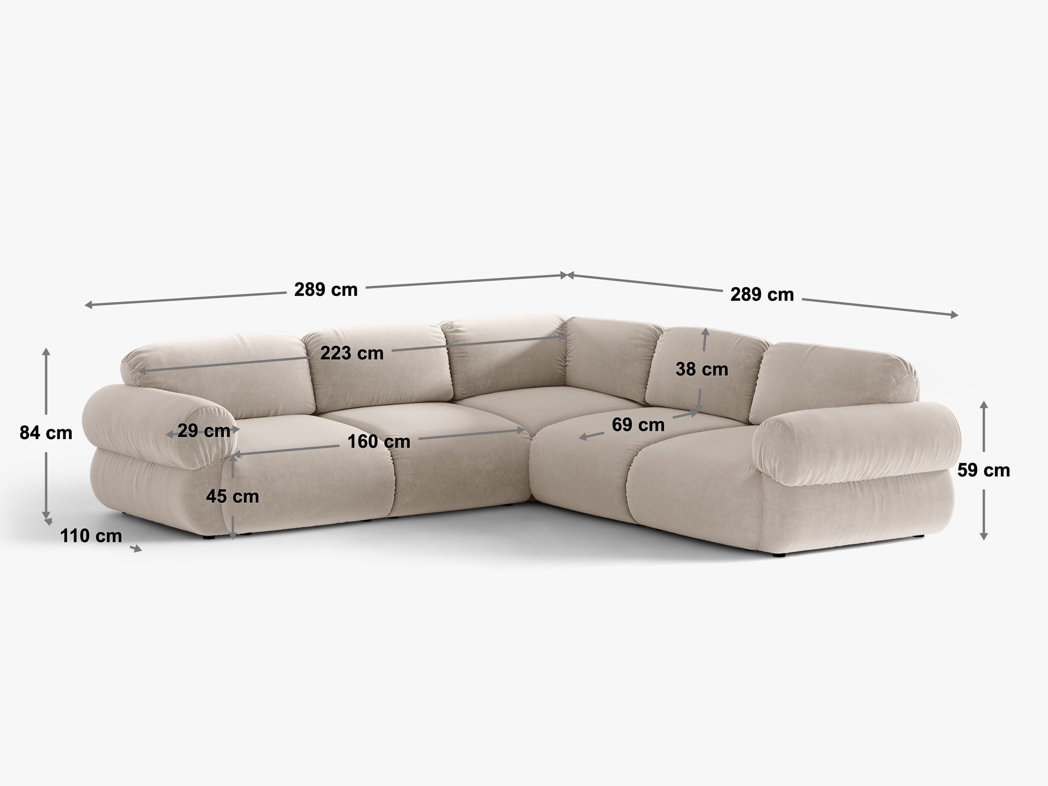 Kutna sofa Ophelia