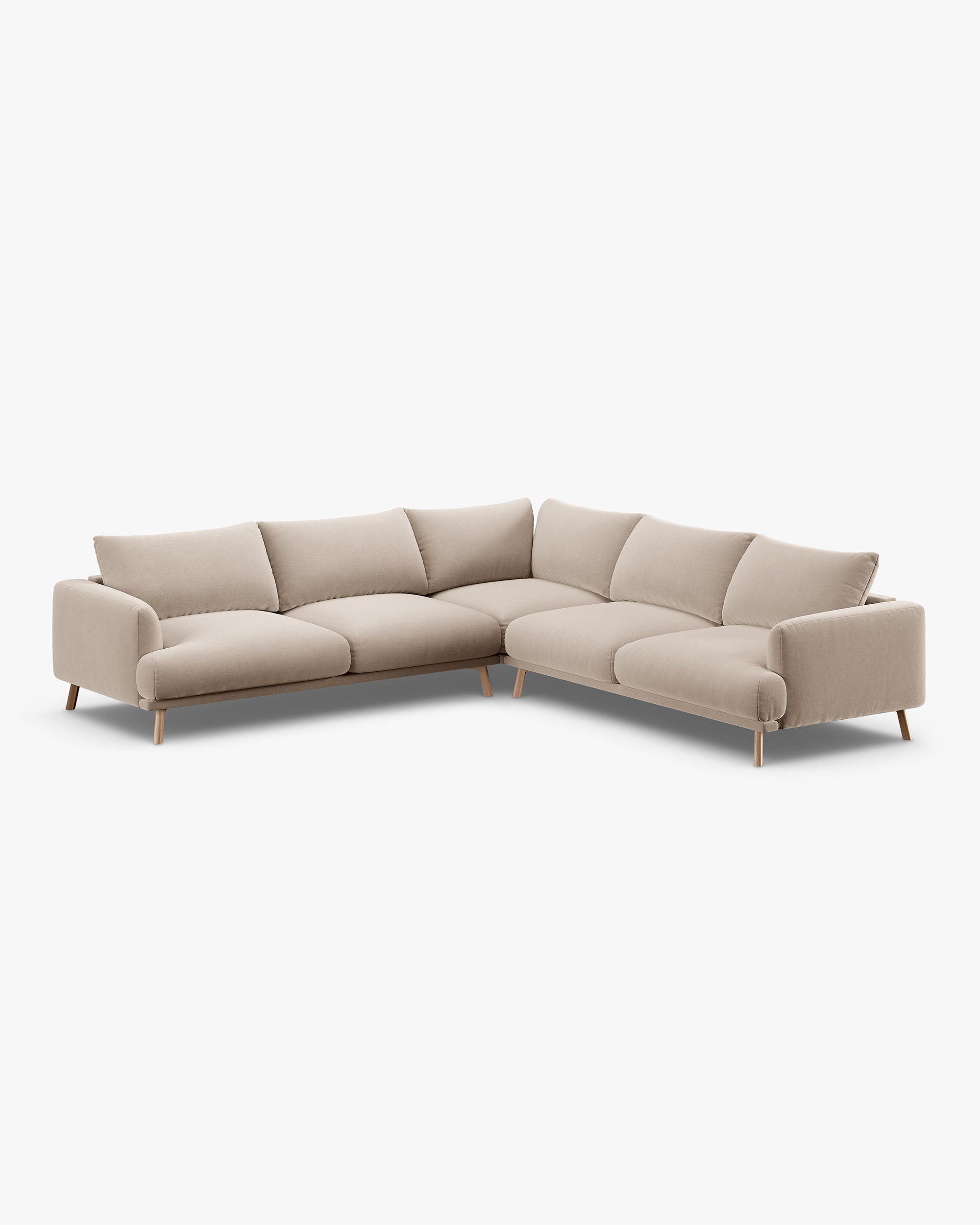 Naomi simetrična kutna sofa 5 mjesta