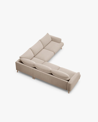 Naomi simetrična kutna sofa 5 mjesta