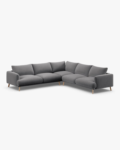 Naomi simetrična kutna sofa 5 mjesta