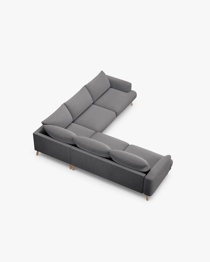 Naomi simetrična kutna sofa 5 mjesta