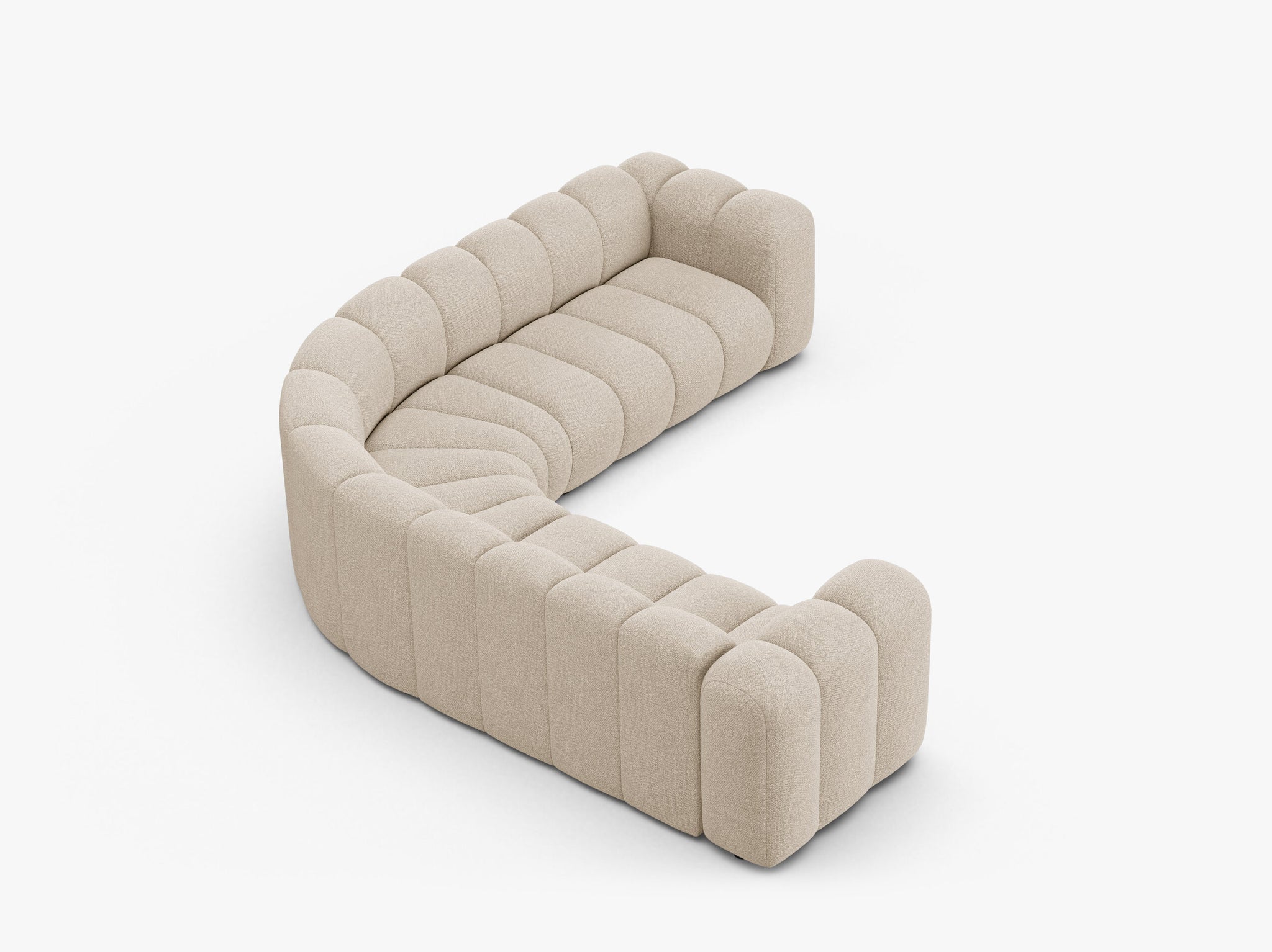 Lupine srednja simetrična kutna sofa 5 mjesta