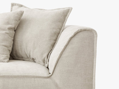 Milton kutna sofa (3-sjed) – Natural – Lijevi kut