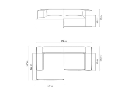 Nuria kutna sofa