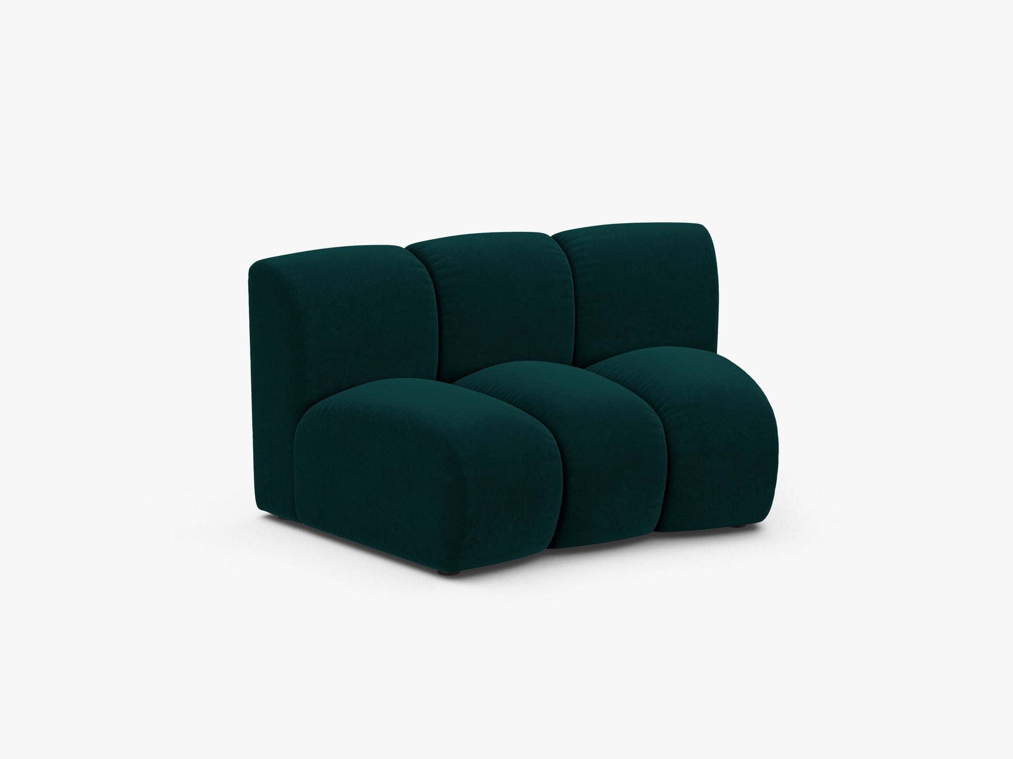 Lupine zaobljeni modul bez naslona za ruke