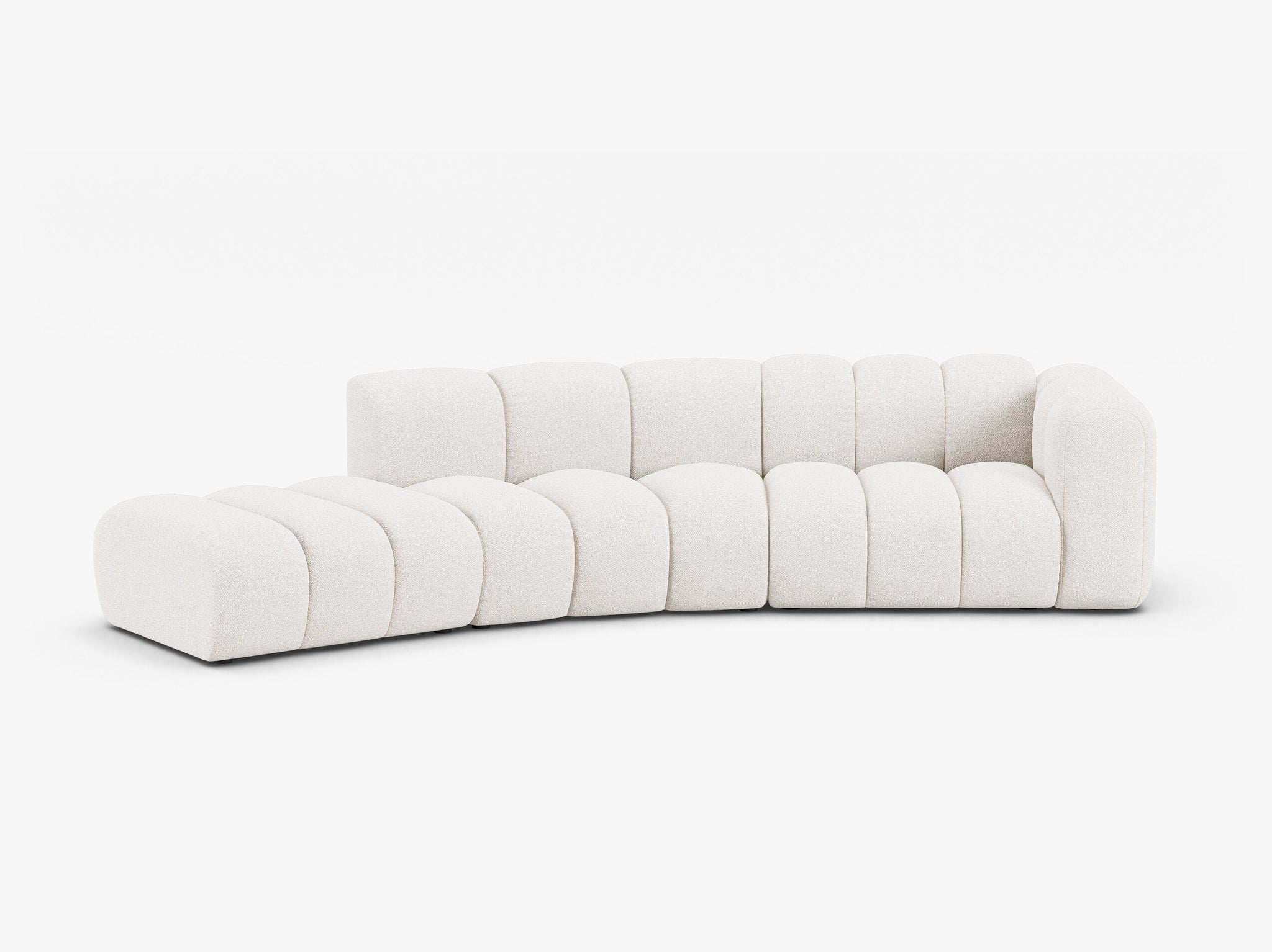 Lupine otvorena zaobljena sofa 5 mjesta