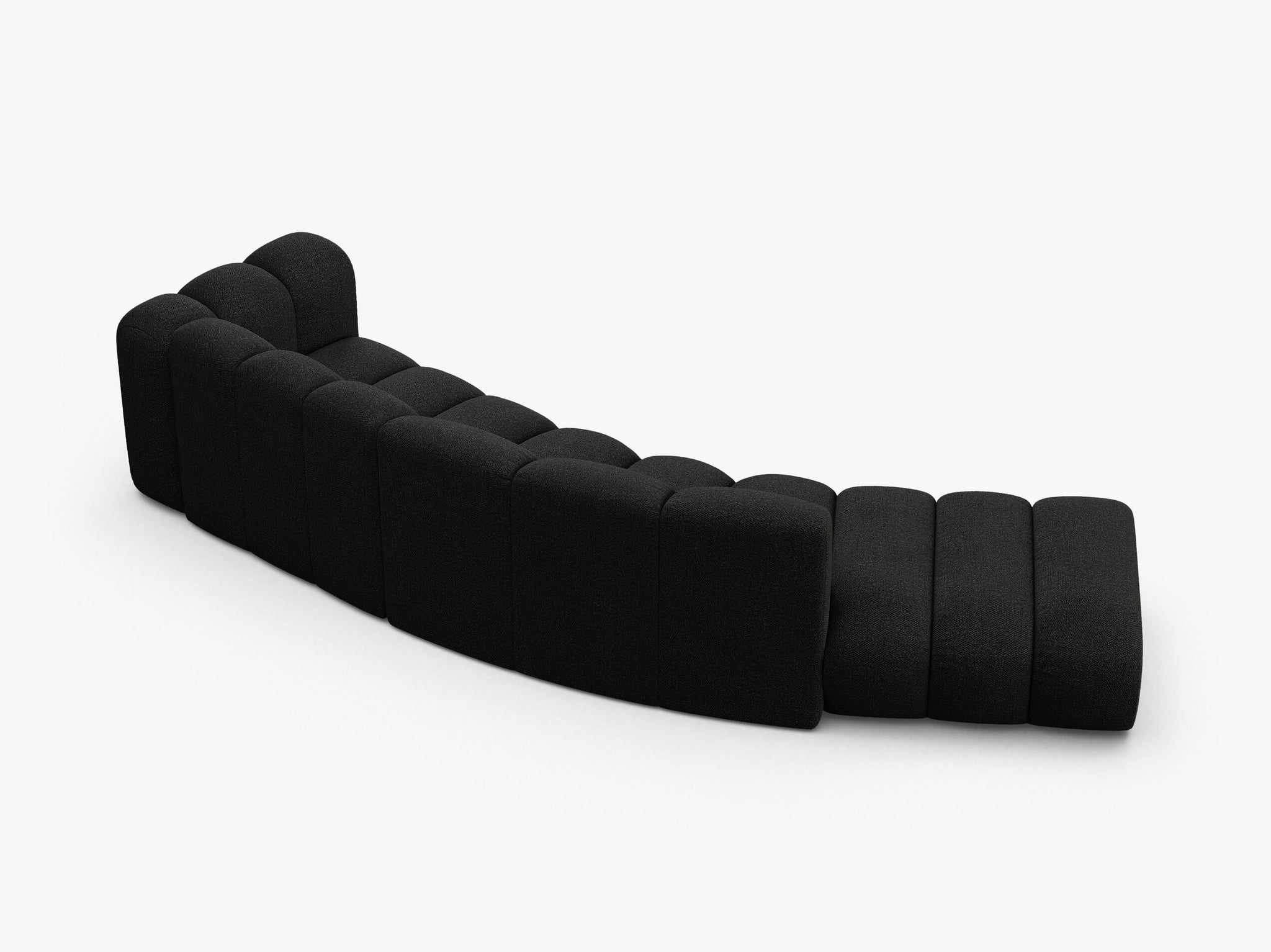 Lupine otvorena zaobljena sofa 5 mjesta