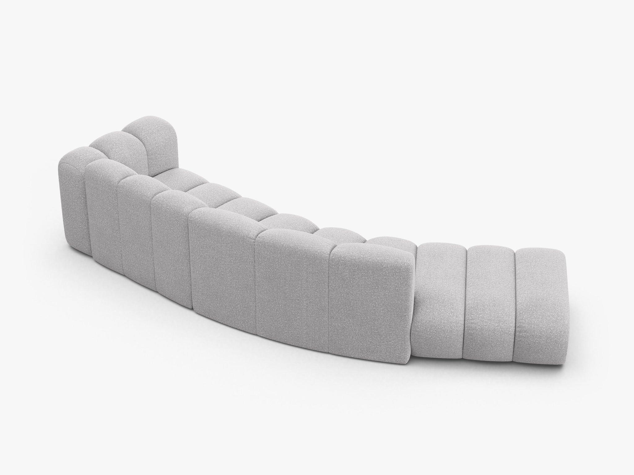 Lupine otvorena zaobljena sofa 5 mjesta