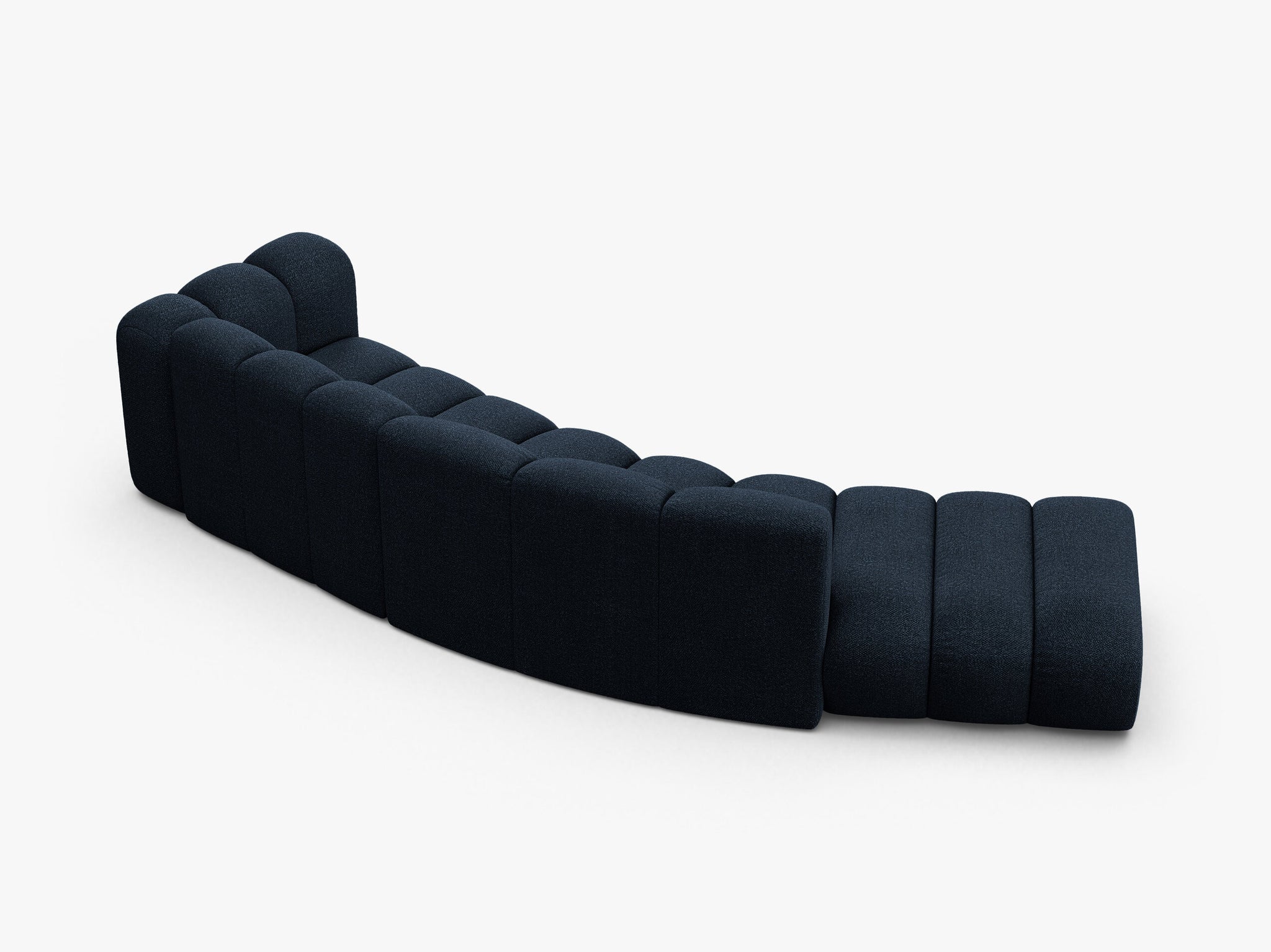 Lupine otvorena zaobljena sofa 5 mjesta