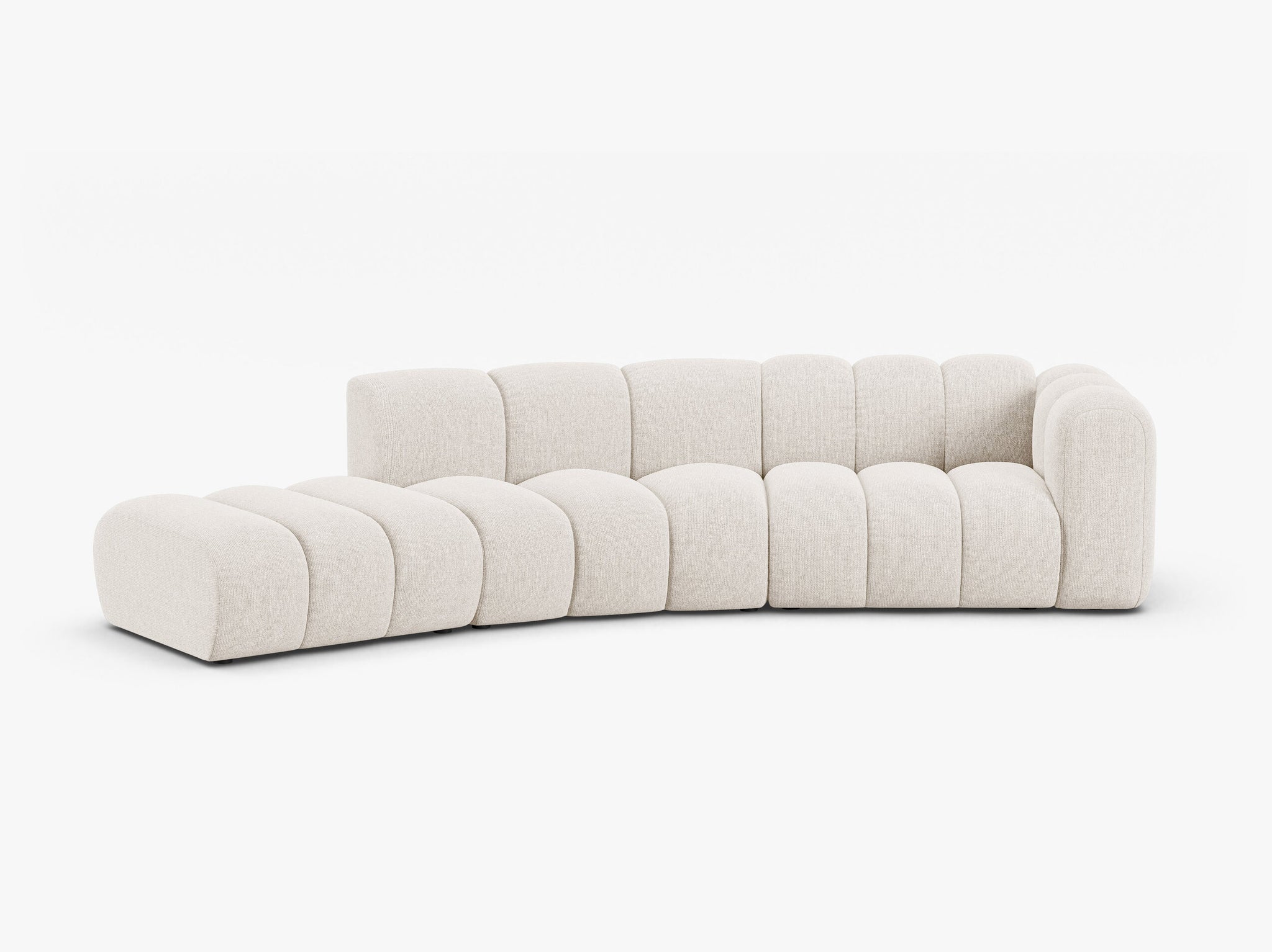 Lupine otvorena zaobljena sofa 5 mjesta