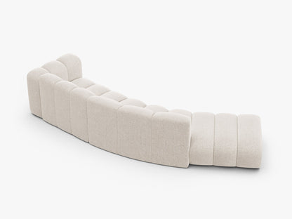 Lupine otvorena zaobljena sofa 5 mjesta