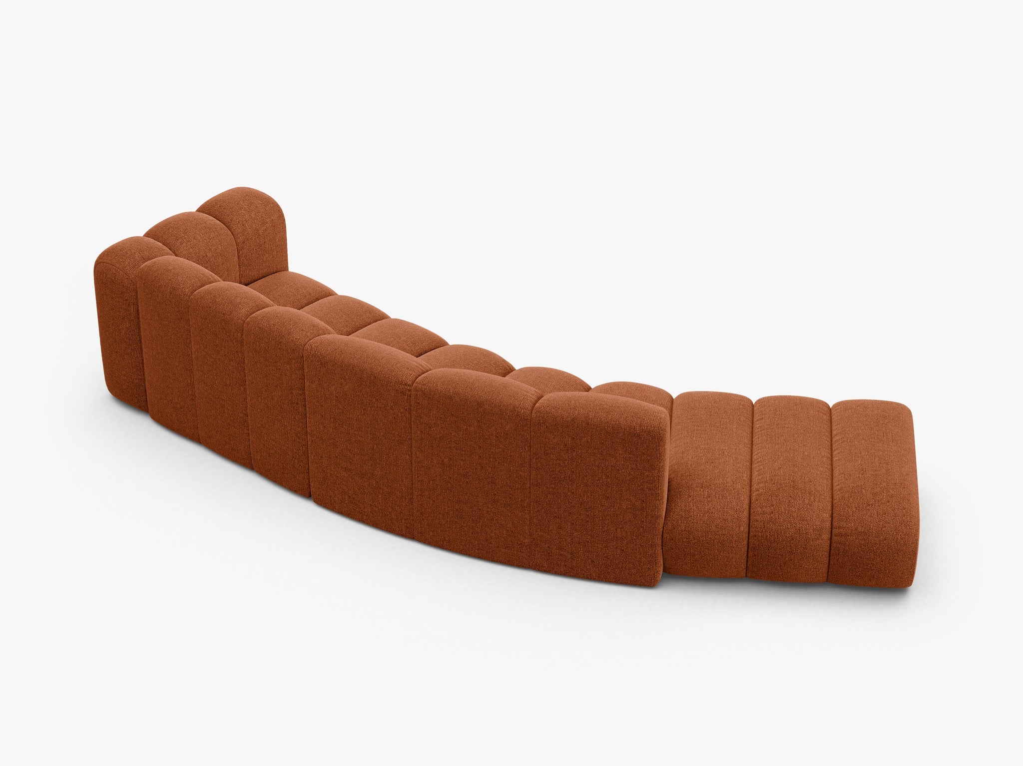 Lupine otvorena zaobljena sofa 5 mjesta