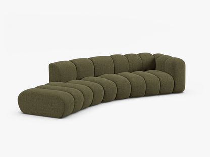 Lupine otvorena zaobljena sofa 5 mjesta