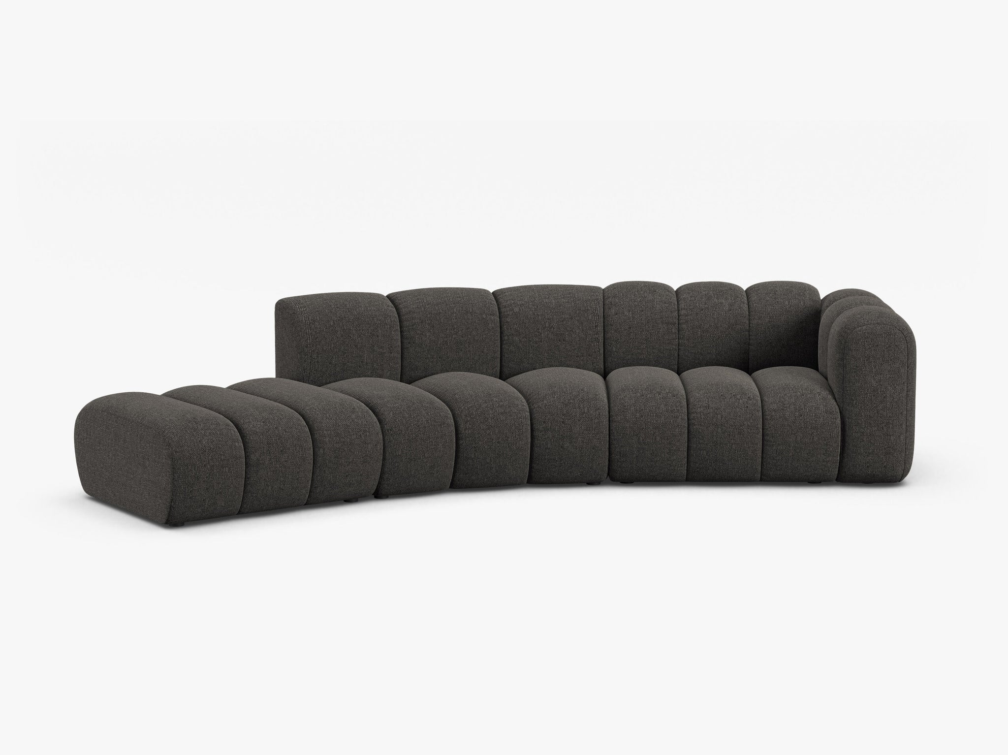Lupine otvorena zaobljena sofa 5 mjesta