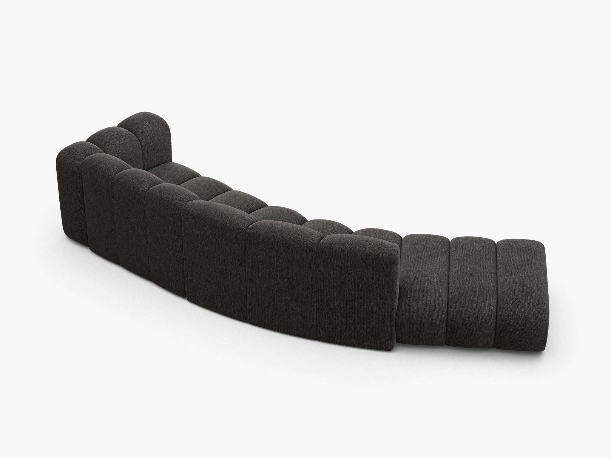 Lupine otvorena zaobljena sofa 5 mjesta