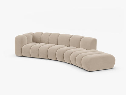 Lupine otvorena zaobljena sofa 5 mjesta