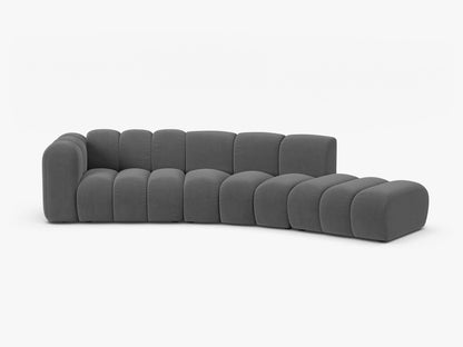 Lupine otvorena zaobljena sofa 5 mjesta