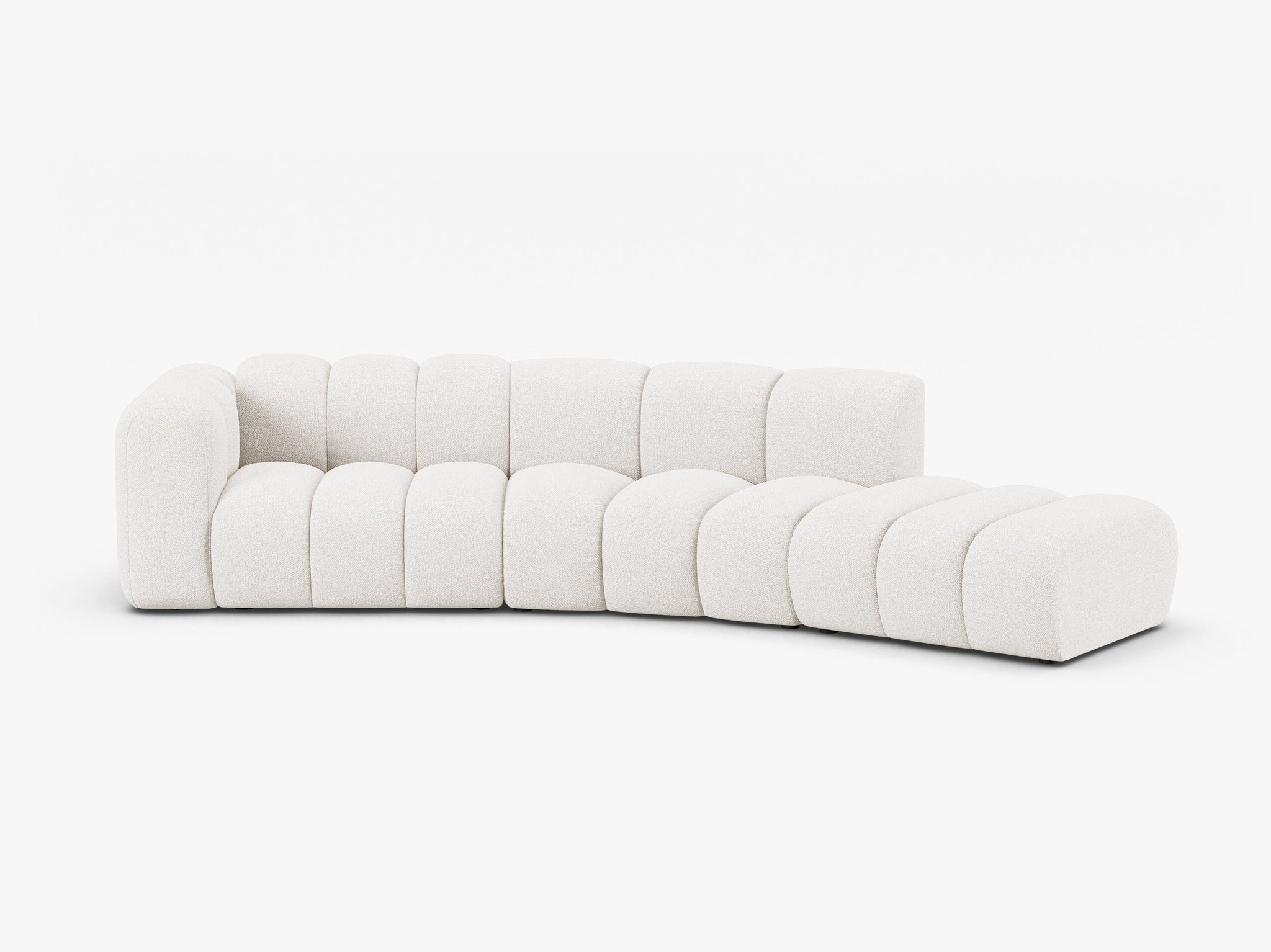 Lupine otvorena zaobljena sofa 5 mjesta