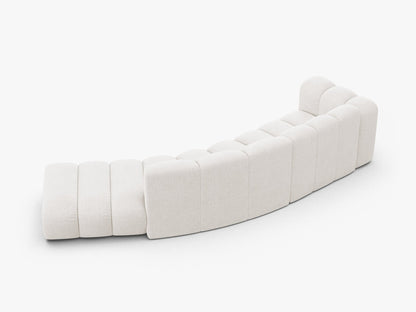 Lupine otvorena zaobljena sofa 5 mjesta