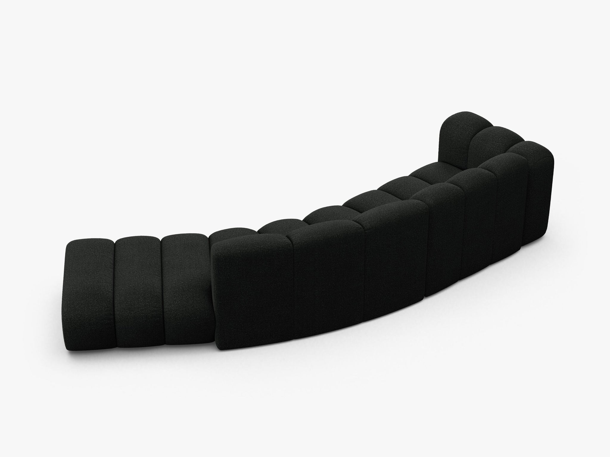 Lupine otvorena zaobljena sofa 5 mjesta