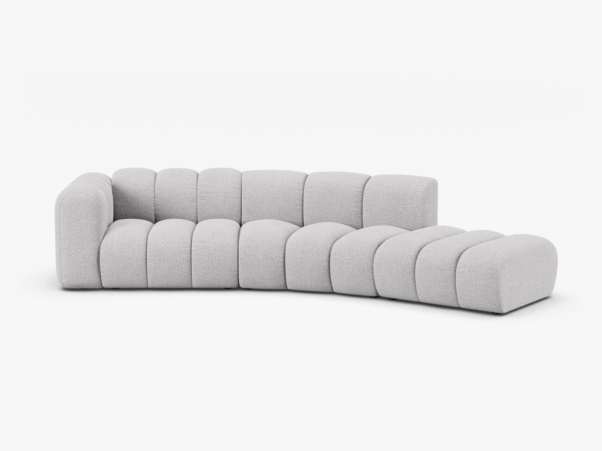 Lupine otvorena zaobljena sofa 5 mjesta