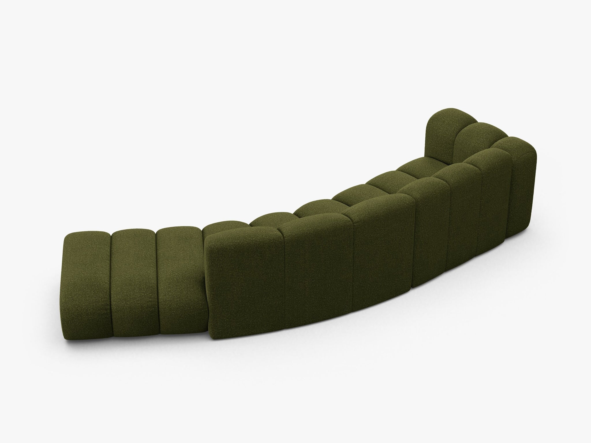 Lupine otvorena zaobljena sofa 5 mjesta