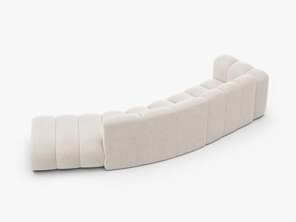 Lupine otvorena zaobljena sofa 5 mjesta