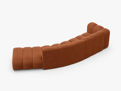 Lupine otvorena zaobljena sofa 5 mjesta