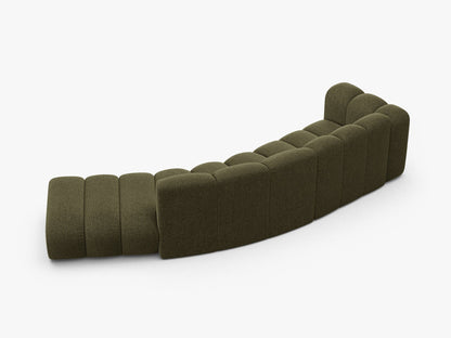 Lupine otvorena zaobljena sofa 5 mjesta