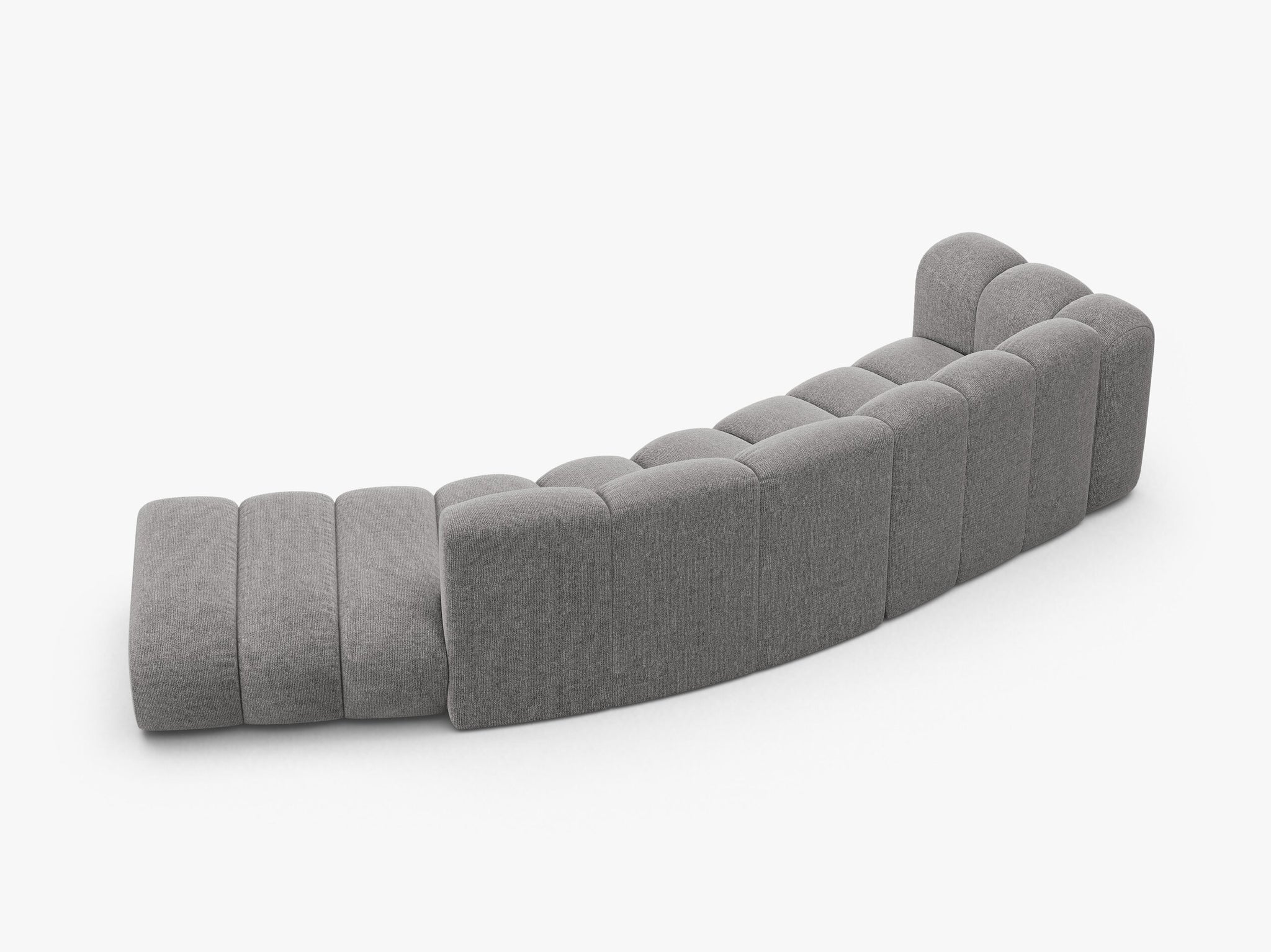 Lupine otvorena zaobljena sofa 5 mjesta