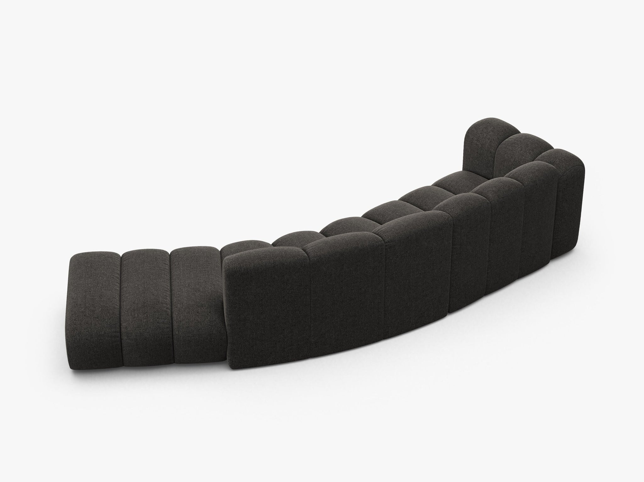 Lupine otvorena zaobljena sofa 5 mjesta