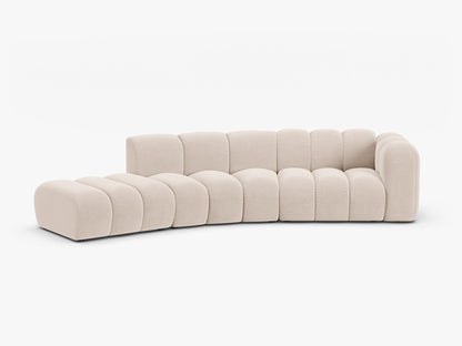 Lupine otvorena zaobljena sofa 5 mjesta