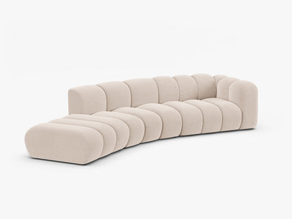 Lupine otvorena zaobljena sofa 5 mjesta