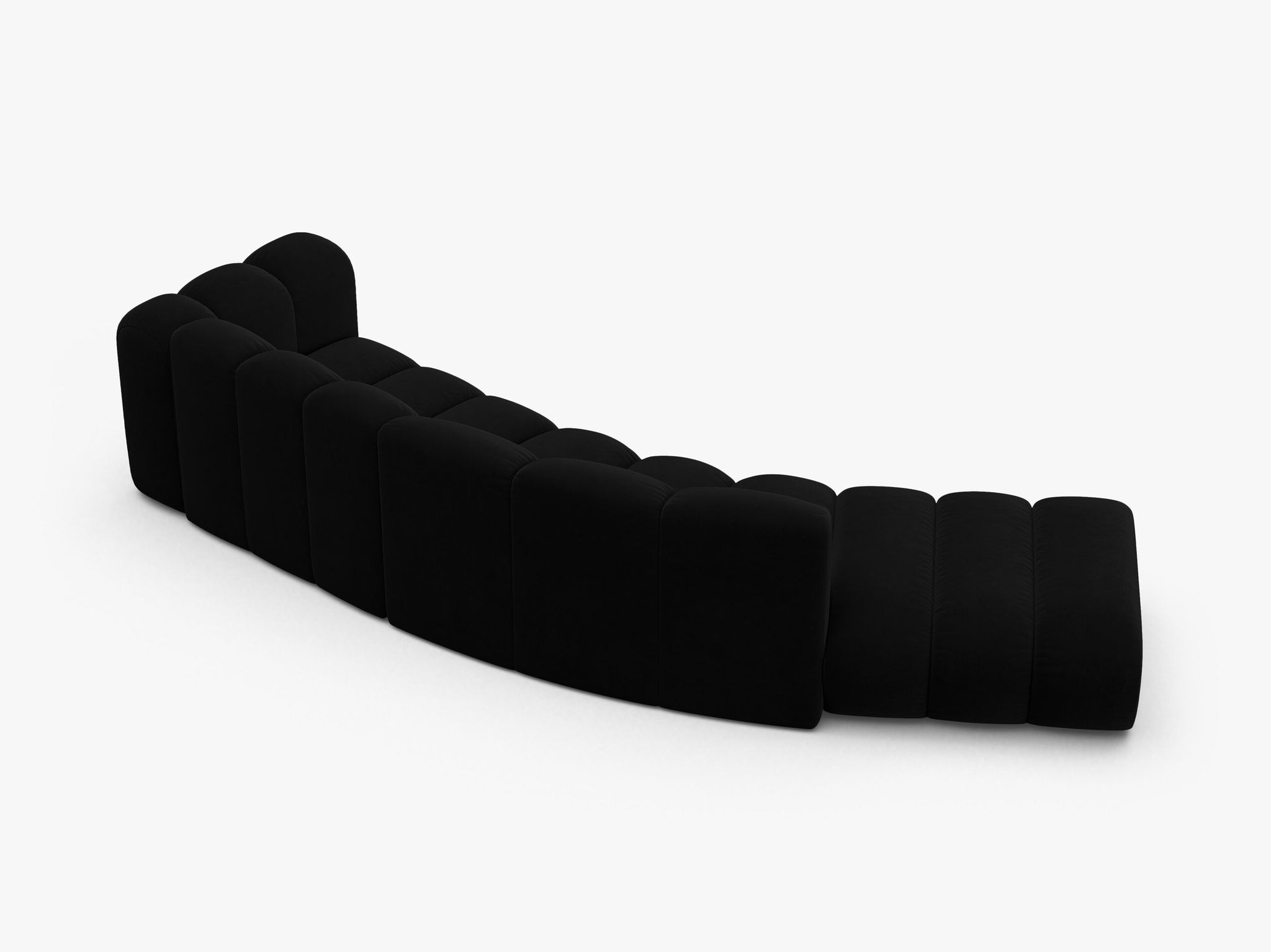 Lupine otvorena zaobljena sofa 5 mjesta