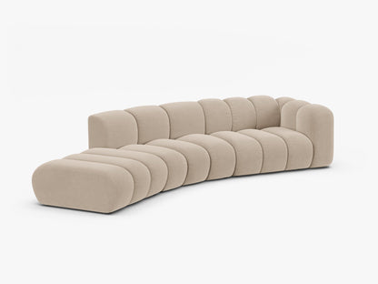 Lupine otvorena zaobljena sofa 5 mjesta