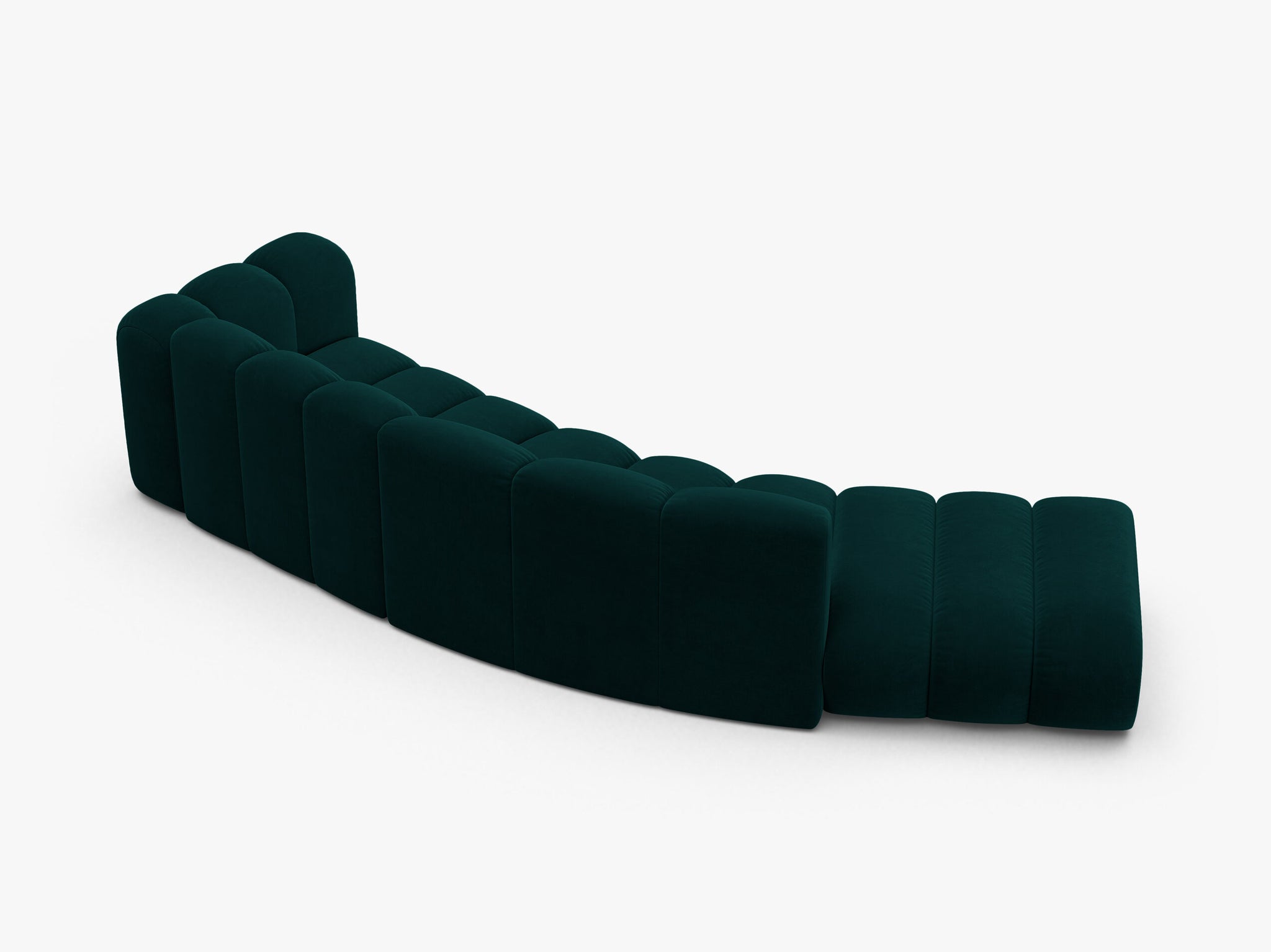 Lupine otvorena zaobljena sofa 5 mjesta