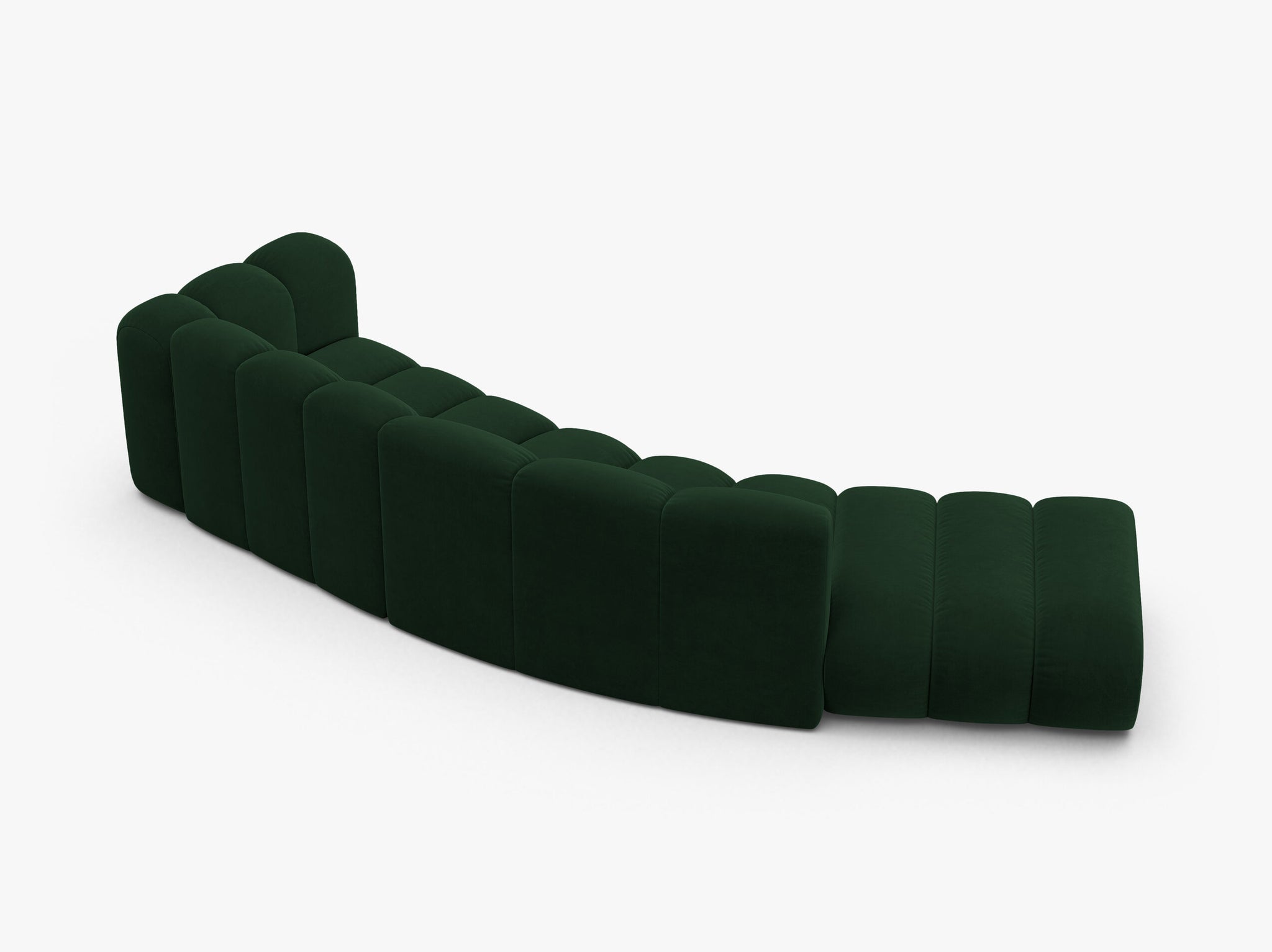 Lupine otvorena zaobljena sofa 5 mjesta