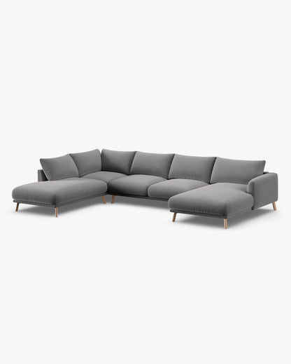 Naomi panoramska kutna sofa 6 mjesta