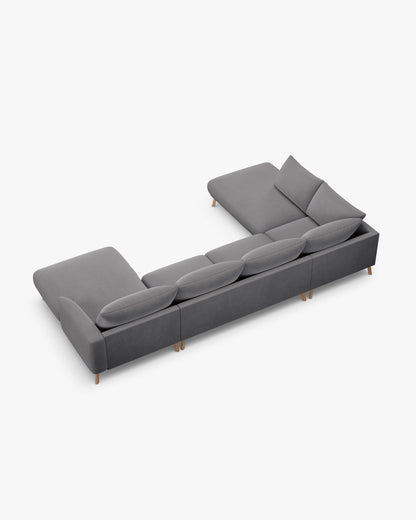 Naomi panoramska kutna sofa 6 mjesta