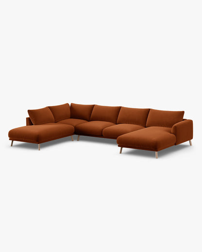 Naomi panoramska kutna sofa 6 mjesta