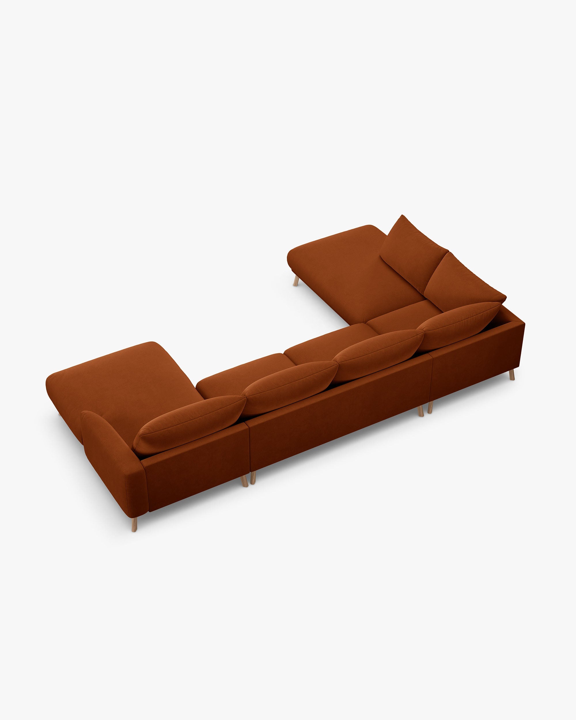 Naomi panoramska kutna sofa 6 mjesta