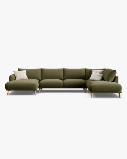 Naomi panoramska kutna sofa 6 mjesta