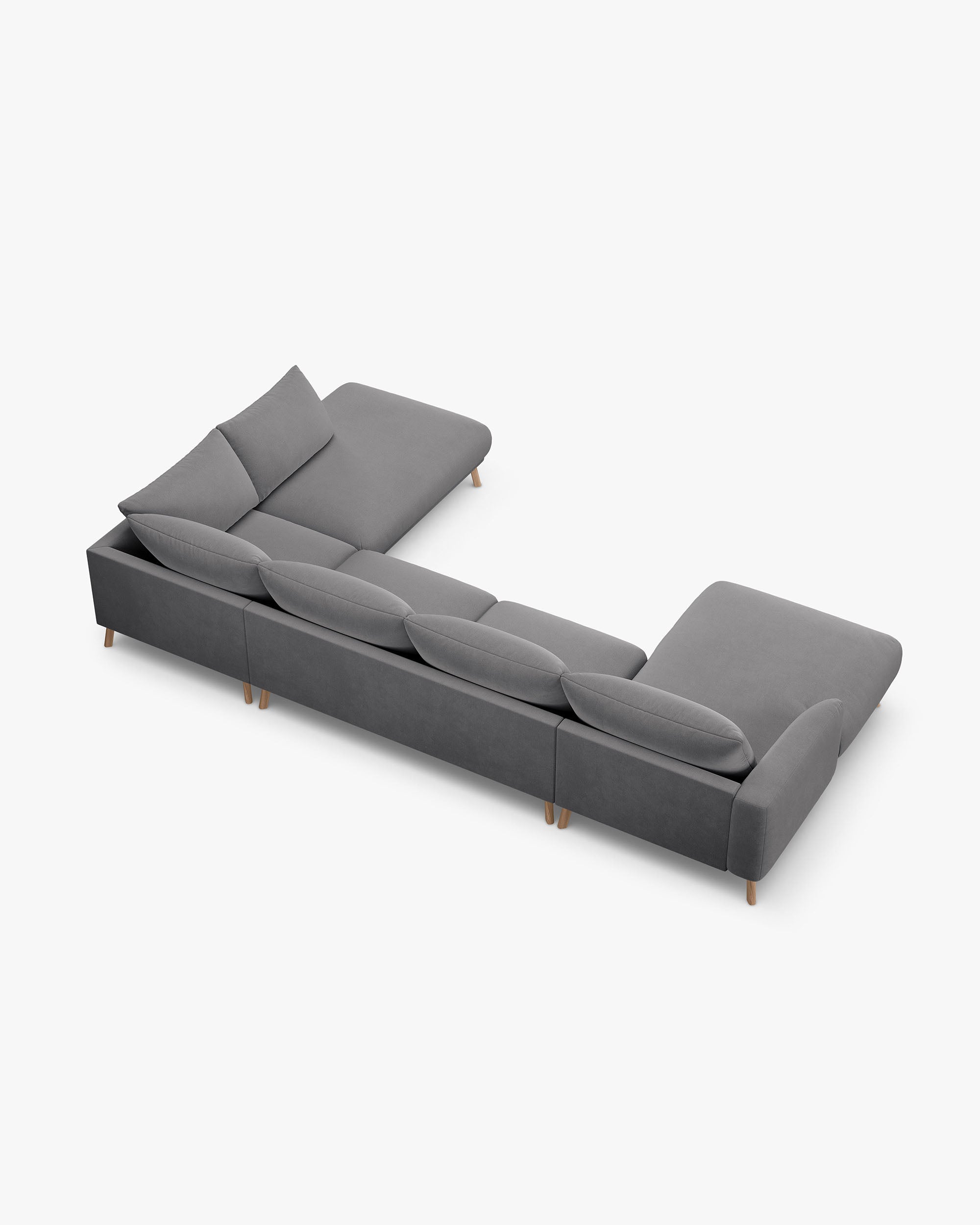 Naomi panoramska kutna sofa 6 mjesta