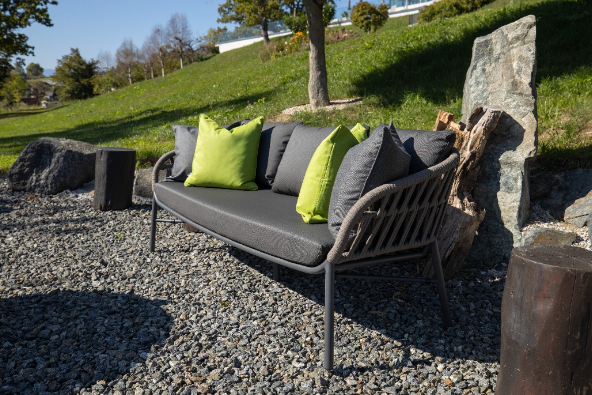 Drop sofa za 3, antracit & taupe