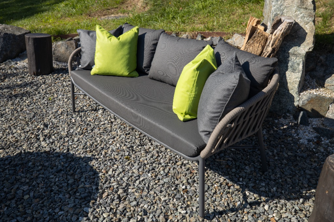 Drop sofa za 3, antracit & taupe